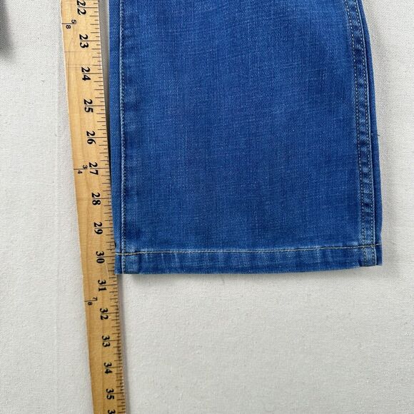 Outerknown Paramour Flare SEA Jeans Women’s 24 Blue High Rise Denim Stretch Pant - Picture 13 of 16